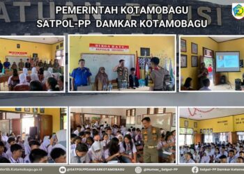 Dinas Pol PP Kotamobagu Sosialisasikan Aplikasi SIAP TERTIB di Lingkungan Sekolah