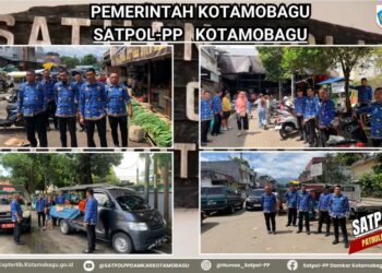 Komitmen Jaga Trantibum, Satpol PP Kotamobagu Giatkan Patwas