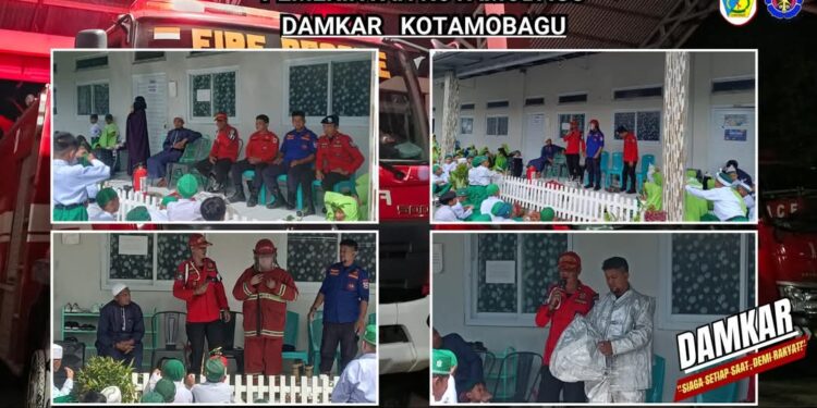 Edukasi Bahaya Kebakaran, Damkar Kotamobagu Gelar Sosialisasi di Lingkungan Sekolah