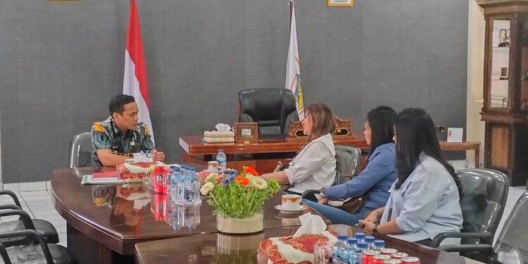 Mitra Kerja, Weny Gaib Terima Kunjungan Pinca BNI Kotamobagu