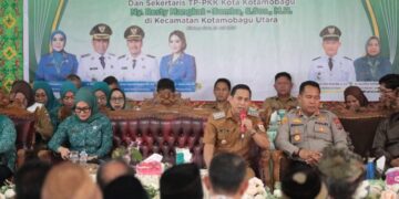 Kunker di Kecamatan Kotamobagu Utara, Weny Gaib Pastikan Pembangunan Jalan A. P. Mokoginta