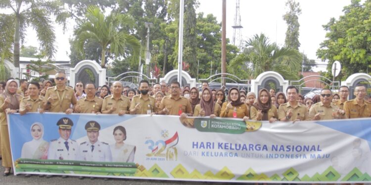 Dipimpin Asisten III, Pemkot Kotamobagu Peringati Harganas ke 32