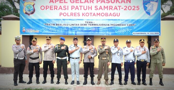 Sasar Pelanggaran Kasat Mata, Ops Samrat 2025 Polres Kotamobagu Resmi Dimulai