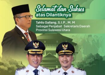 Jabat Sekdaprov Sulut, Weny Gaib Ucapkan Selamat ke Tahlis Galang
