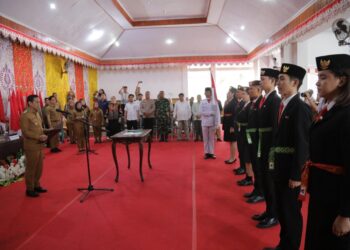 Lantik Pelaksana Duta Pancasila, Wali Kota Kotamobagu Pesan Hal ini