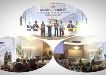 Kenal-Pamit Kajari Kotamobagu, Elwin Pamit, Saptono Siap Bersinergi
