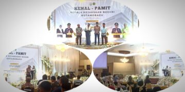 Kenal-Pamit Kajari Kotamobagu, Elwin Pamit, Saptono Siap Bersinergi