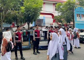 Cegah Tawuran Antar Pelajar, Polres Kotamobagu Giatkan Patroli di Sekolah