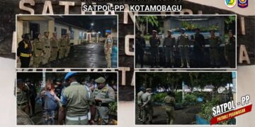 Respons Laporan Masyarakat, Satpol PP Kotamobagu Gelar Patroli di Taman Kota