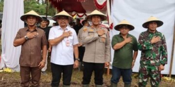 Wujud Kolaborasi, Pemkot Hadiri Giat Penanaman Jagung Polres Kotamobagu