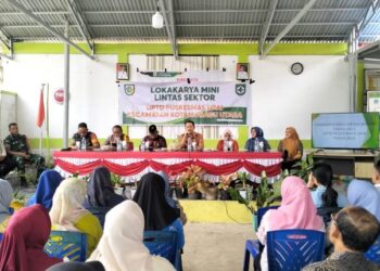 Puskesmas Upai Gelar Lokakarya Mini Lintas Sektor Triwulan III di Pontodon Timur