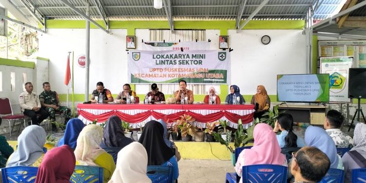 Puskesmas Upai Gelar Lokakarya Mini Lintas Sektor Triwulan III di Pontodon Timur