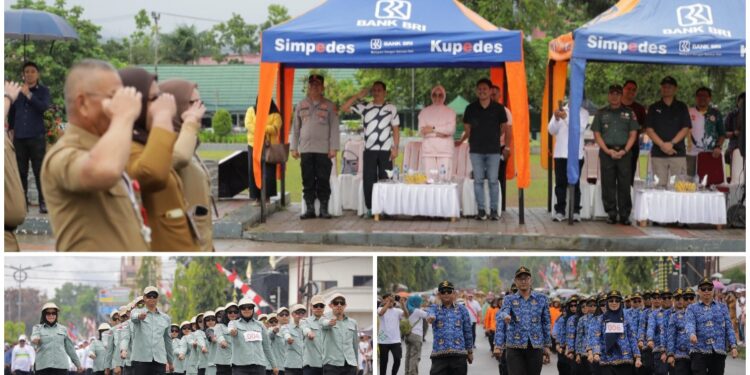 Semarak HUT Ke 80 Kemerdekaan RI, Pemkot Gelar Lomba Gerak Jalan antar OPD