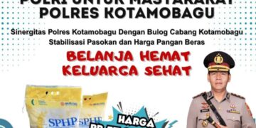 Catat! Berikut Jadwal dan Lokasi Pelaksanaan GPM Polres Kotamobagu dan Perum Bulog