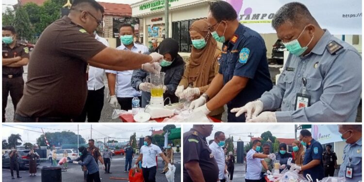 Kejari Kotamobagu Musnahkan Babuk Perkara Pidum Inkracht