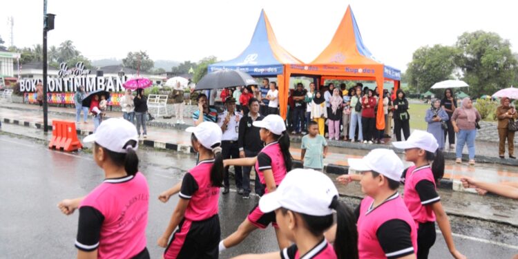 Semarak HUT Kemerdekaan RI, Pemkot Kotamobagu Gelar Lomba Gerak Jalan Tingkat SD