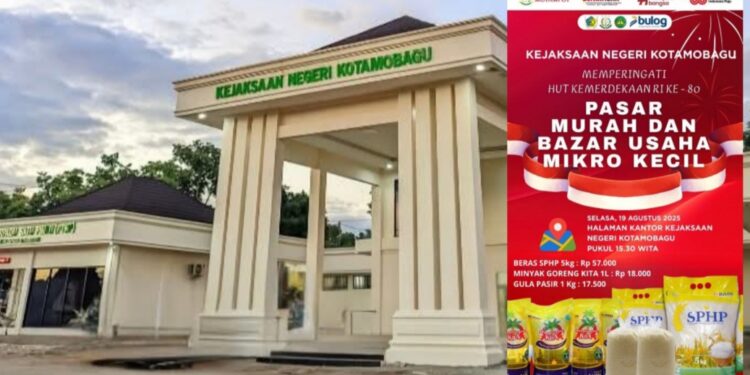 Rangkaian HUT Kemerdekaan RI, Pekan Depan Kejari Kotamobagu Gelar Pasar Murah