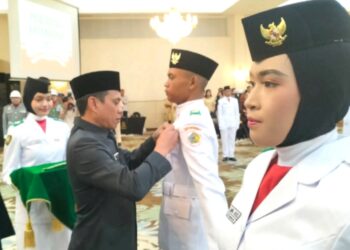 Dikukuhkan Wali Kota, 36 Paskibraka Kotamobagu Siap Jalankan Tugas