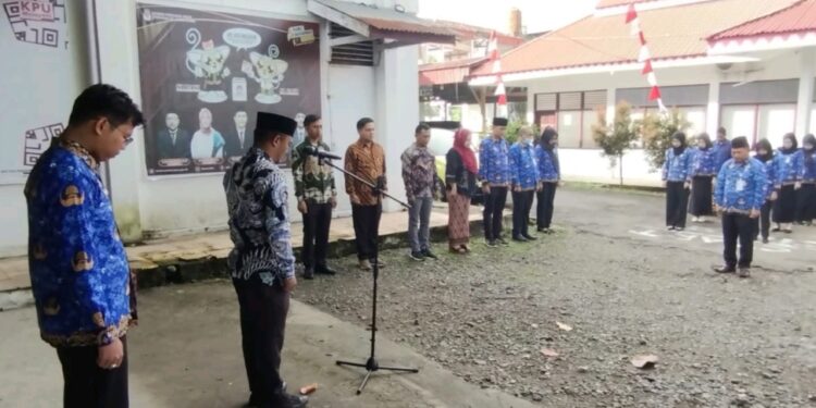 Semangat Nasionalisme, KPU Kotamobagu Gelar Upacara Peringatan Hari Kemerdekaan Republik Indonesia Ke 80
