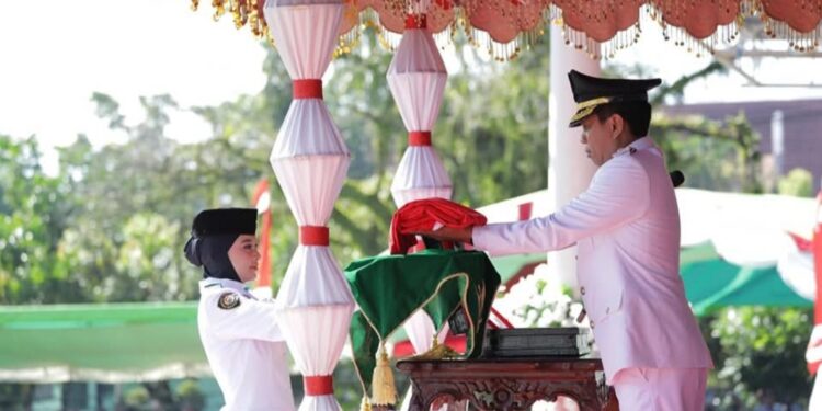 Dipimpin Wali Kota, Upacara Peringatan HUT Ke 80 RI di Kotamobagu Berlangsung Khidmat