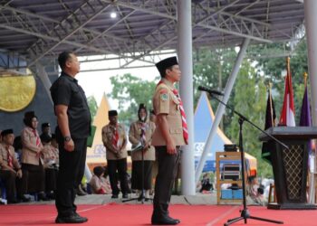 Irup Peringatan Hari Gerakan Pramuka, Weny Gaib Bacakan Sambutan Ketua Kwartir Nasional Gerakan Pramuka