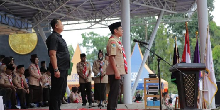 Irup Peringatan Hari Gerakan Pramuka, Weny Gaib Bacakan Sambutan Ketua Kwartir Nasional Gerakan Pramuka