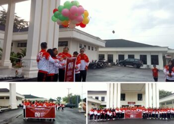 Semarak Hari Lahir Kejaksaan Ke 80, Kejari Kotamobagu Gelar Pekan Olahraga