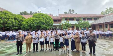 Kamseltibcarlantas, Satlantas Polres Kotamobagu Gaungkan Program Police Go to School