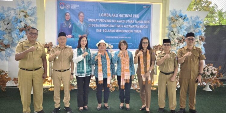Wujud Dukungan Pemda, Wabup Boltim Hadiri Penilaian Lomba Aku Hatinya PKK Tingkat Sulut