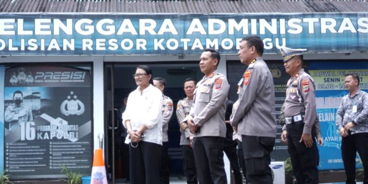 Penilaian Yanlik 2025, Polres Kotamobagu Terima Kunjungan Tim Stamarena Polri
