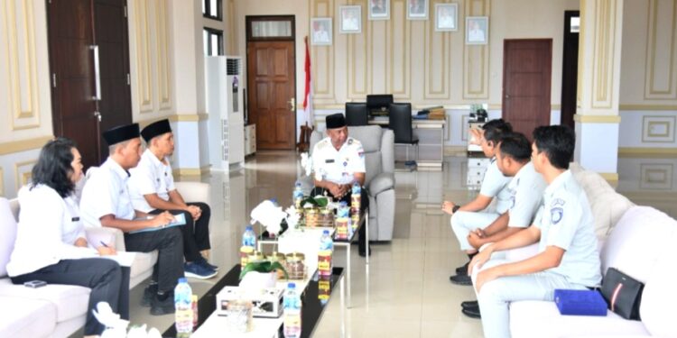 Bahas Sejumlah Hal, Bupati Boltim Oskar Manoppo Terima Kunjungan PT Jasa Raharja Cabang Kotamobagu