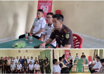 Rangkaian Peringatan Harla Kejaksaan ke 80, Cabjari Dumoga Gelar Kampanye Anti Korupsi