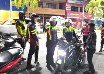 Berantas Knalpot Brong, Sat Lantas Polres Kotamobagu Giatkan Operasi Penindakan