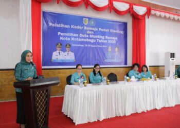 Ketua TP PKK Kotamobagu Buka Kegiatan Pemilihan Duta Stunting Remaja