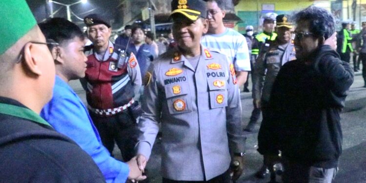 Hadir di Tengah Mahasiswa, AKBP Irwanto Pastikan Aksi Konsolidasi Akbar Berjalan Aman