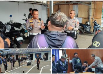 Moyotakin GO-JEK, Sat Lantas Polres Kotamobagu Gelar Pelatihan Safety Riding
