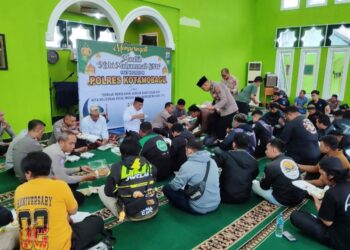 Maknai Maulid Nabi, Polres Kotamobagu Gelar Doa Bersama Komunitas Ojol dan Anak Panti Asuhan