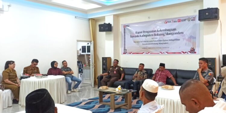 Gandeng Stakeholder Terkait, Bawaslu Bolmong Gelar Rakor Penguatan Kelembagaan