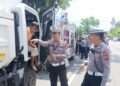 Respons Keluhan Masyarakat, Sat Lantas Polres Kotamobagu Gelar Penertiban Kendaraan di SPBU
