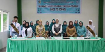 Goes to School, TP PKK Sosialisasikan Pencegahan Kekerasan Anak di MTsN 2 Kotamobagu