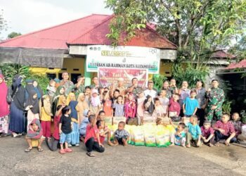 Jelang HUT Ke 80 TNI, Kodim 1303/Bolmong Anjangsana di Panti Asuhan Ar Rahman