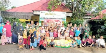 Jelang HUT Ke 80 TNI, Kodim 1303/Bolmong Anjangsana di Panti Asuhan Ar Rahman