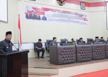 Bahas Dua Agenda Penting, Weny Gaib Hadiri Rapat Paripurna DPRD Kotamobagu