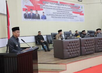 Agenda Penyampaian Dua Ranperda, Weny Gaib Hadiri Paripurna DPRD Kotamobagu