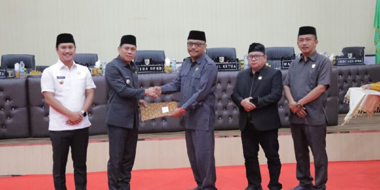 Eksekutif – Legislatif Setujui Ranperda Perubahan APBD Kota Kotamobagu Tahun 2025