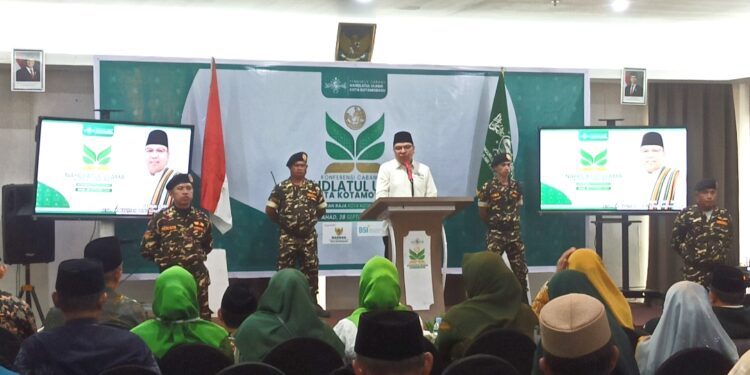 Konfercab Ke IV PCNU Kotamobagu, Nasrun Koto: Junjung Tinggi Prinsip Hikmat kepada Umat dan Bangsa