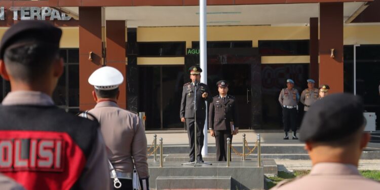 Khidmat, Polres Kotamobagu Gelar Upacara Peringatan Hari Kesaktian Pancasila Tahun 2025
