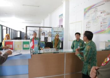 Tegakkan Disiplin ASN, Weny Gaib Sidak Kantor OPD