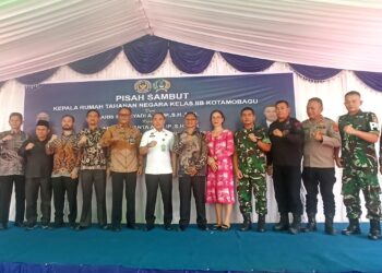 Dihadiri Kakanwil Dirjen Pemasyarakatan Sulut, Rutan Kelas IIB Kotamobagu Gelar Pisah Sambut Karutan