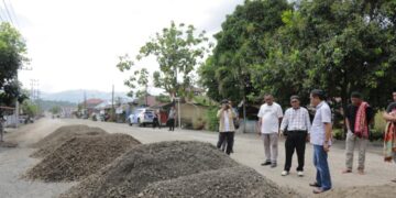 Wali Kota Kotamobagu Tinjau Pekerjaan Jalan A. P. Mokoginta